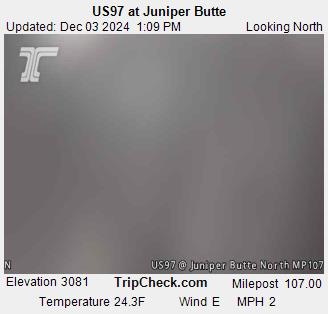 Traffic Cam US 97 at Juniper Butte